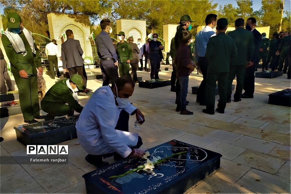 تجدید پیمان با شهدا در آباده