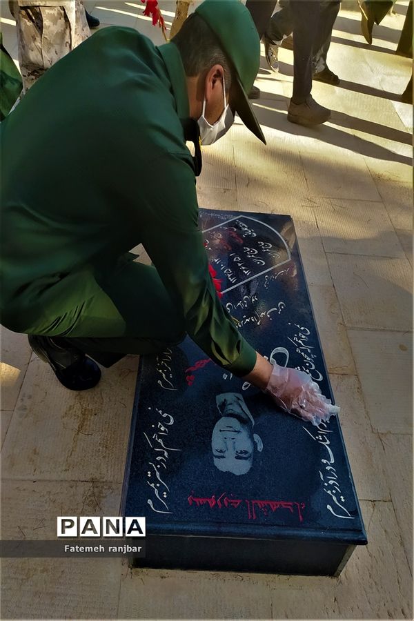 تجدید پیمان با شهدا در آباده