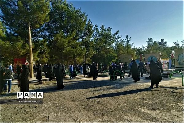 تجدید پیمان با شهدا در آباده