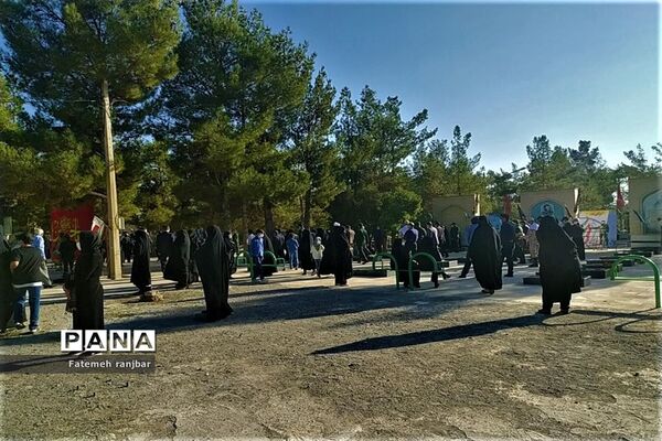 تجدید پیمان با شهدا در آباده