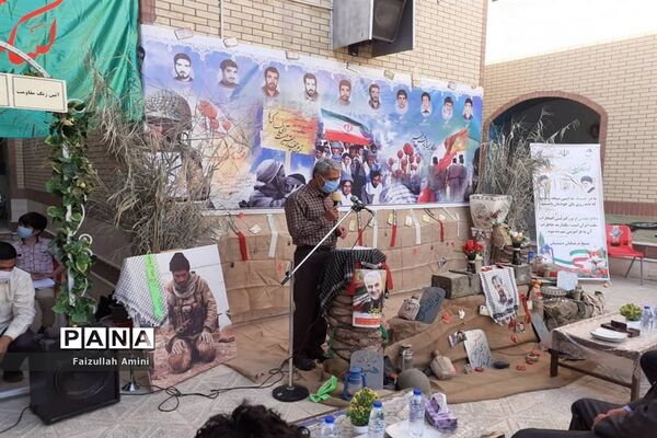 نواختن زنگ ایثار و مقاومت دردشتستان