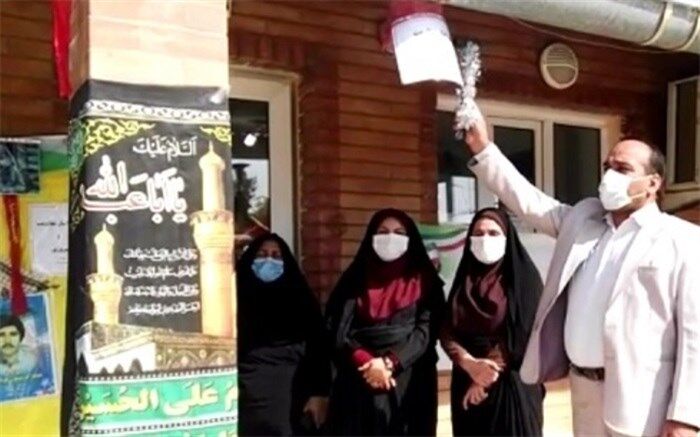 زنگ ایثار و مقاومت در مدارس خارک نواخته شد
