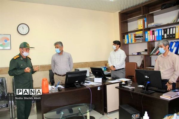 تجلیل مدیریت آموزش و پرورش شهرستان بوشهر از مدافعان سلامت