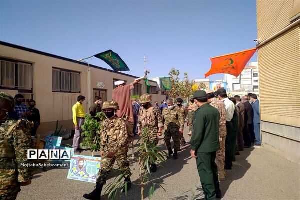 مراسم بزرگداشت هفته دفاع مقدس در آموزش و پرورش کاشمر