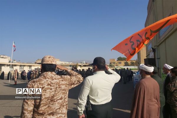 مراسم بزرگداشت هفته دفاع مقدس در آموزش و پرورش کاشمر