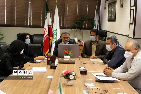 نشست ویدئویی هم اندیشی مدیران ستادی و استانی سازمان های دانش آموزی کشور