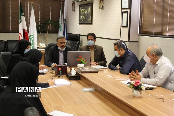 نشست ویدئویی هم اندیشی مدیران ستادی و استانی سازمان های دانش آموزی کشور