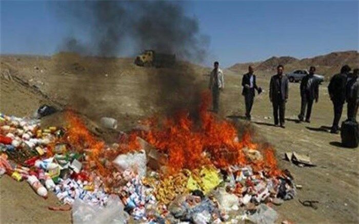 23 هزار کیلوگرم مواد غذایی تاریخ گذشته در سیستان و بلوچستان معدوم شد