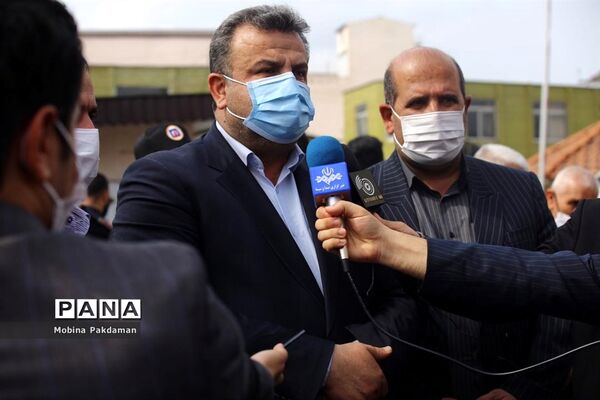 مراسم روز آتش‌نشانی در ساری
