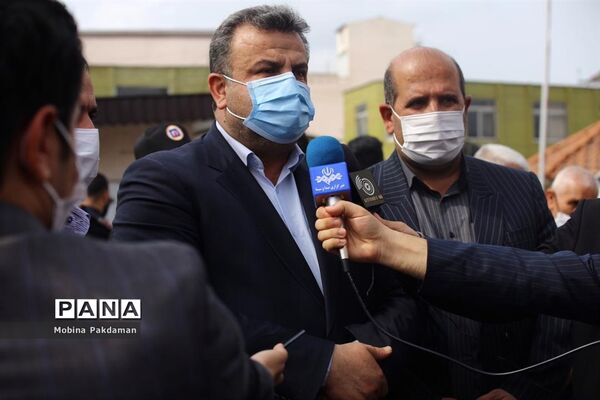 مراسم روز آتش‌نشانی در ساری