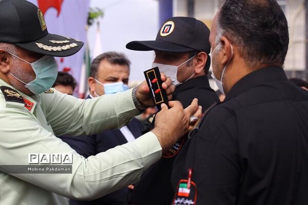 مراسم روز آتش‌نشانی در ساری