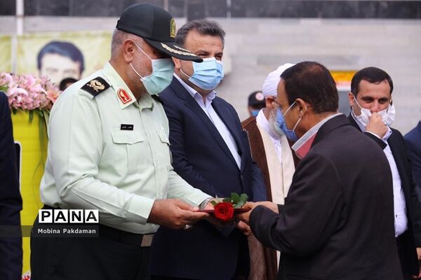 مراسم روز آتش‌نشانی در ساری