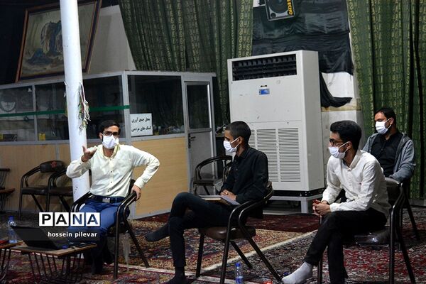 جلسه توجیهی لشکر سایبری فضای مجازی بسیج در مسجد امام حسین علیه السلام
