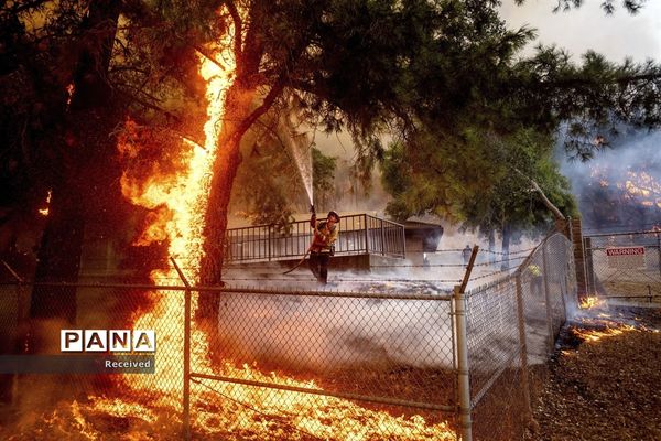 آتش سوزی در کالیفرنیا