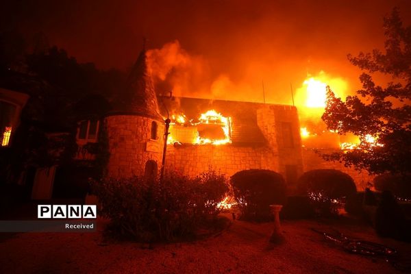 آتش سوزی در کالیفرنیا