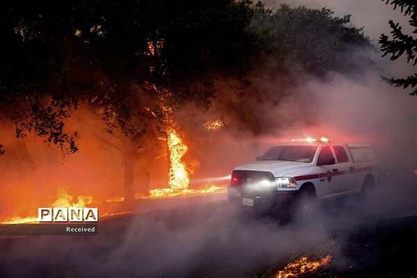 آتش سوزی در کالیفرنیا