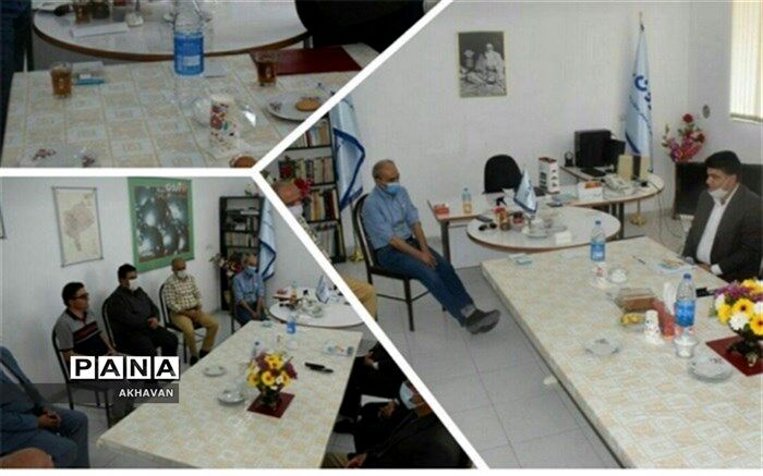 مدیر آموزش وپرورش بهاباد با مدیر عامل شرکت آرون پاد دیدار کرد
