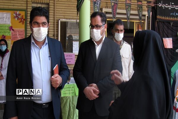 بازدید مدیر سازمان دانش‌آموزی خوزستان از مدرسه  تشکیلاتی پاینده