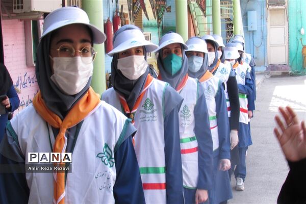 بازدید مدیر سازمان دانش‌آموزی خوزستان از مدرسه  تشکیلاتی پاینده