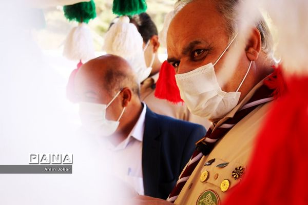 آیین تحلیف دانش‌آموزان و مربیان پیشتاز منطقه عشایری کوه درا نورآباد ممسنی