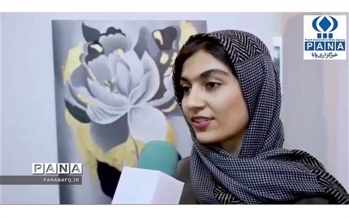 خلق نمایشگاهی جذاب با هنرمندی دانش آموز نوجوان بافقی