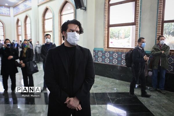 مراسم اقامه نماز بر پیکر استاد محمدرضا شجریان