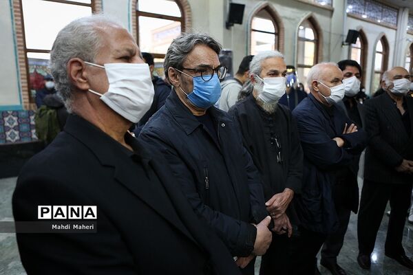 مراسم اقامه نماز بر پیکر استاد محمدرضا شجریان