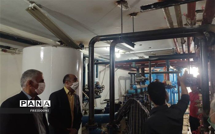 بازدید لونی از روند تعمیرات استخر شهید عراقی
