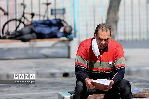 تهران در روزهای اجباری شدن ماسک