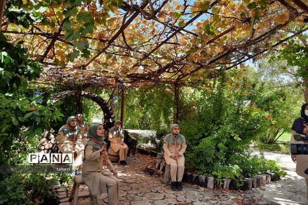 بازدید رئیس سازمان دانش‌آموزی فارس از فعالیت‌های پیشتازان در نی ریز