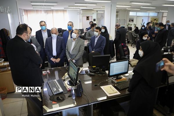 حضور وزیرآموزش و پرورش در سازمان دانش آموزی و خبرگزاری پانا-2