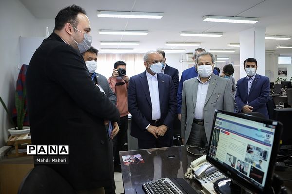 حضور وزیرآموزش و پرورش در سازمان دانش آموزی و خبرگزاری پانا-2