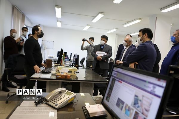 حضور وزیرآموزش و پرورش در سازمان دانش آموزی و خبرگزاری پانا-2