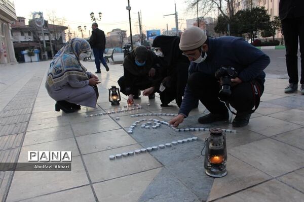 برپایی موکب فرهنگی مهدویون  به مناسب شهادت حضرت زهرا (س)