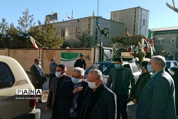 تشییع پیکر مطهر شهید گمنام دررودهن