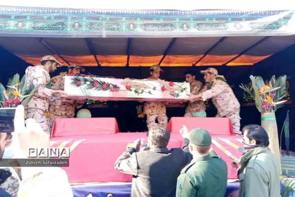 تشییع پیکر مطهر شهید گمنام دررودهن