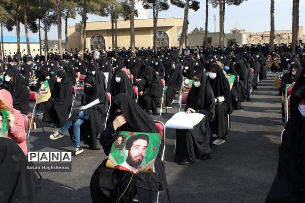 آرام گرفتن پیکر مطهر شهید عسگری  در آستان مقدس امامزاده عقیل(ع) اسلامشهر