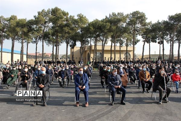 آرام گرفتن پیکر مطهر شهید عسگری  در آستان مقدس امامزاده عقیل(ع) اسلامشهر