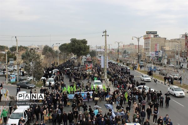 آرام گرفتن پیکر مطهر شهید عسگری  در آستان مقدس امامزاده عقیل(ع) اسلامشهر