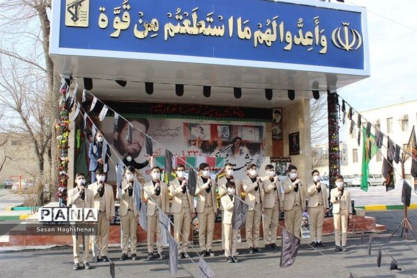 آرام گرفتن پیکر مطهر شهید عسگری  در آستان مقدس امامزاده عقیل(ع) اسلامشهر