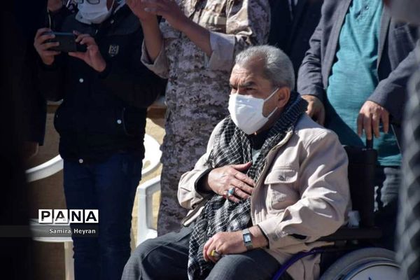 مراسم تشییع و تدفین 2 شهید گمنام دربوستان آیت ا...بهجت بیرجند