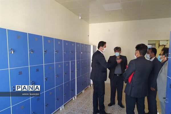 بازدید سرزده  رئیس سازمان دانش‌آموزی  فارس از استخر آماده افتتاح در داراب