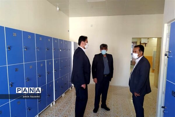 بازدید سرزده  رئیس سازمان دانش‌آموزی  فارس از استخر آماده افتتاح در داراب
