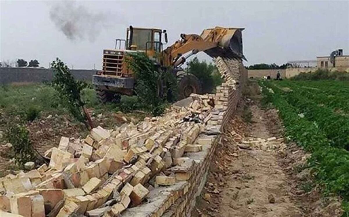 قلع و قمع ۴ مورد ساخت و ساز غیرمجاز در مرند