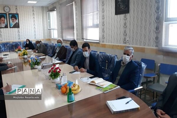 حضور معاون پرورشی و فرهنگی  آموزش و پرورش استان و روسای ادارات داخلی این  حوزه  در تربت جام