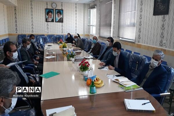 حضور معاون پرورشی و فرهنگی  آموزش و پرورش استان و روسای ادارات داخلی این  حوزه  در تربت جام
