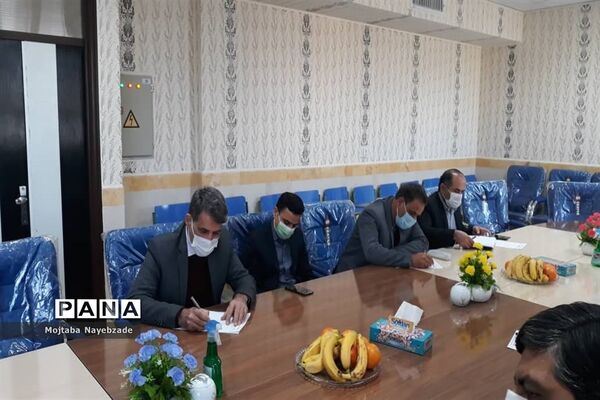 حضور معاون پرورشی و فرهنگی  آموزش و پرورش استان و روسای ادارات داخلی این  حوزه  در تربت جام