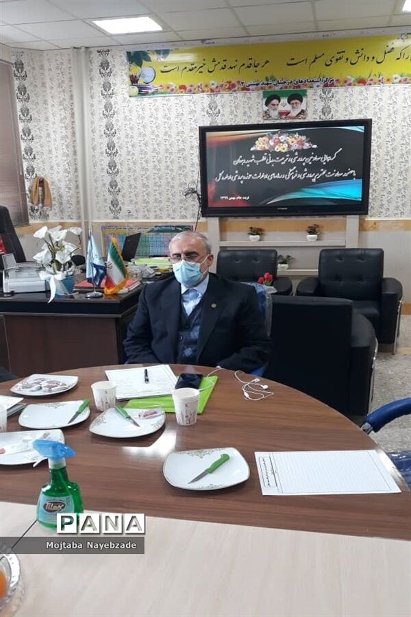 حضور معاون پرورشی و فرهنگی  آموزش و پرورش استان و روسای ادارات داخلی این  حوزه  در تربت جام