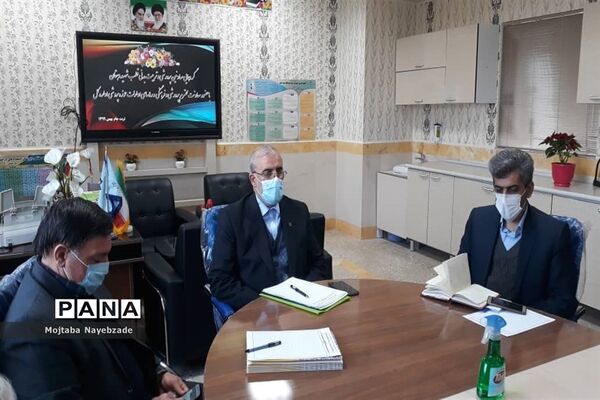 حضور معاون پرورشی و فرهنگی  آموزش و پرورش استان و روسای ادارات داخلی این  حوزه  در تربت جام
