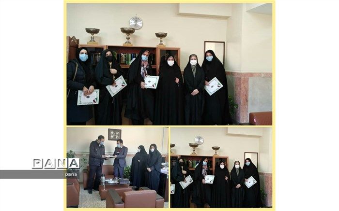 تقدیر از مراقبان سلامت درحوزه های امتحانات نهایی  خرداد 1399